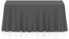 90X156 Banquet Cotton Poly Dark Grey rental in Southern Utah, UT