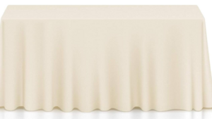 90X156 Banquet Cotton Poly Ivory rental Southern Utah, UT