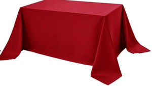 90X156 Banquet Cotton Poly Dark Red rental Southern Utah, UT