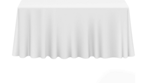 90X156 Banquet Cotton Poly White rental Southern Utah, UT