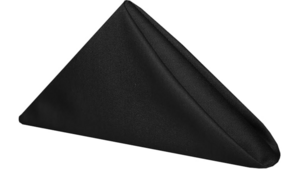 Napkin Cotton Poly Black rental Southern Utah, UT