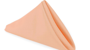 Napkin Cotton Poly Peach rental Southern Utah, UT