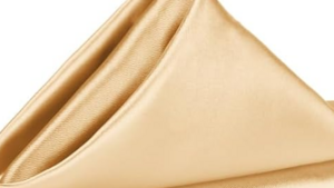 Napkin Satin Light Gold rental Southern Utah, UT