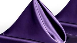 Napkin Satin Plum rental Southern Utah, UT