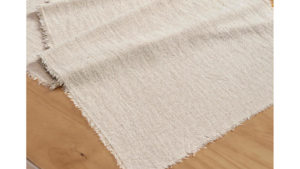 Table Runner Cotton Poly Natural Fringe rental Southern Utah, UT