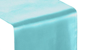 Table Runner L'Amour Tiffany Blue rental Southern Utah, UT