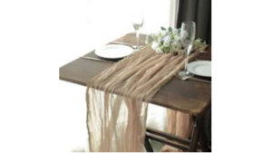 Table Runner Cheesecloth Natural rental Southern Utah, UT