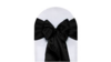 6" X 108" Chair Ties Cotton Poly Black rental in Southern Utah, UT