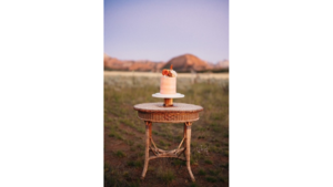 Round Wicker Side Table rental Southern Utah, UT