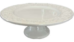 Cake Stand White Embossed rental Southern Utah, UT