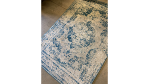 Rug #22 Royal Blue And Cream 4X6 rental Southern Utah, UT