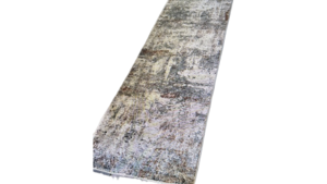 Rug #37 Burnt Orange Cream And Blue Marble 6.2X3 rental Southern Utah, UT