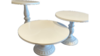 Cake Stand Set Of 3 Round White rental in Southern Utah, UT