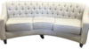 Ivory Curved Tufted Couch Woven rental in Southern Utah, UT