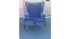 Vintage Blue Velvet Armchair rental in Southern Utah, UT