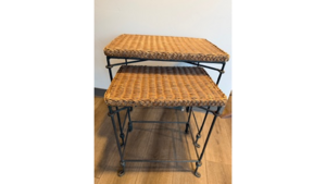 Table Woven With Metal Leg Small rental Southern Utah, UT