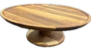 Acacia Wood Cake Stand rental Southern Utah, UT
