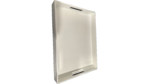 White Acrylic Decorative Tray rental Southern Utah, UT