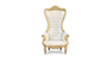 Throne Single Gold & White Chair (*INDOOR USE O... rental in Palm Beaches-Treasure Coast, FL