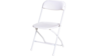 Plastic White Folding Chair Samsonite *OUTDOOR rental in Palm Beaches-Treasure Coast, FL