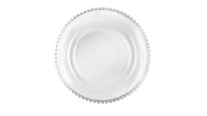 Charger Silver Beaded Glass rental Palm Beaches-Treasure Coast, FL