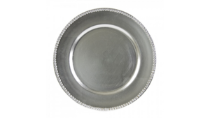 Charger Acrylic Silver 12" rental Palm Beaches-Treasure Coast, FL