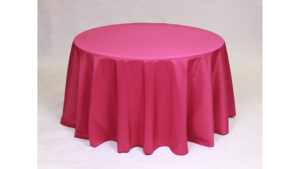 120" Round - Polyester * Raspberry rental Palm Beaches-Treasure Coast, FL