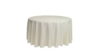 132" Round Polyester Ivory rental in Palm Beaches-Treasure Coast, FL