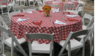 Gingham Polyester -Checker Print Red rental in Palm Beaches-Treasure Coast, FL