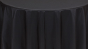 84x84 Square - Polyester * Black (Check Count) rental Palm Beaches-Treasure Coast, FL