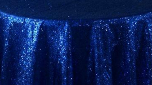 90x132 Royal Blue Sequin rental Palm Beaches-Treasure Coast, FL