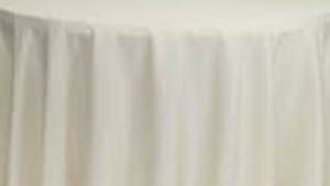 96 " Round  Ivory Polyester rental Palm Beaches-Treasure Coast, FL