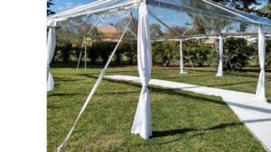 Tent Leg Pole Cover -  8ft Long - White rental Palm Beaches-Treasure Coast, FL