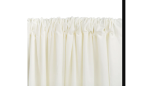Drape Polyester - 8'Ft Height ( IVORY ) rental Palm Beaches-Treasure Coast, FL