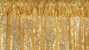 Drape 12x9 - Gold 24K Sequin rental Palm Beaches-Treasure Coast, FL