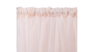 Drape 10'FT Tall x118" Wide - Blush Sheer rental Palm Beaches-Treasure Coast, FL