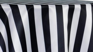 Black & White Stripe - Polyester Napkin (1-inch... rental Palm Beaches-Treasure Coast, FL