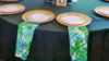 Tropical Print (Dupioni) - Napkin rental in Palm Beaches-Treasure Coast, FL