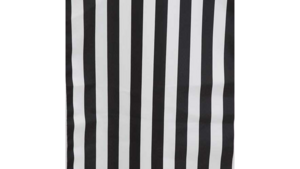 Stripe -  Black and White Stripe 1" - Polyester rental Palm Beaches-Treasure Coast, FL