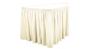 Ivory Skirt Polyester - 14ft rental Palm Beaches-Treasure Coast, FL