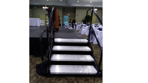 Stage Step with Rails rental Palm Beaches-Treasure Coast, FL