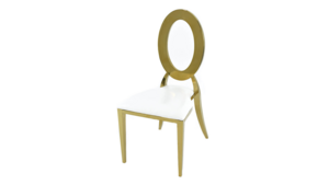 Ava O Back Chair - Gold rental Palm Beaches-Treasure Coast, FL