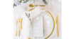 12" Glass Charger Gold Banded Strip rental in Palm Beaches-Treasure Coast, FL