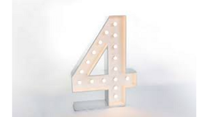 4 Marquee Number FOUR 4FT rental Palm Beaches-Treasure Coast, FL