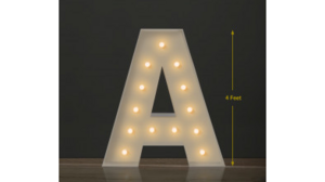 A Marquee Letter 4ft rental Palm Beaches-Treasure Coast, FL