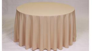 120 Round Polyester -  **Camel/Champagne rental Palm Beaches-Treasure Coast, FL