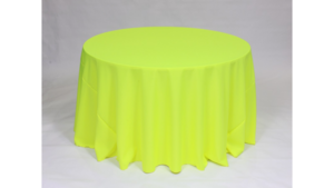 120 Round - Polyester *  Neon Yellow rental Palm Beaches-Treasure Coast, FL