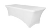 8ft Banquet - Spandex White rental in Palm Beaches-Treasure Coast, FL