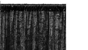 Drape - (16'ft Height x 58" wide) *Black Velvet rental Palm Beaches-Treasure Coast, FL