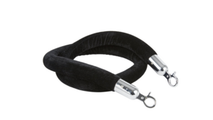 6ft Velvet Rope - Black (Silver Clip) rental Palm Beaches-Treasure Coast, FL